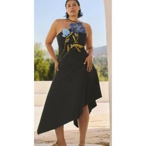 afrm aisla mesh midi dress AFRM Shailene High Neck Mesh Midi Dress